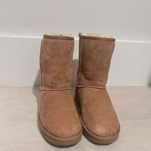 Ugg short boots in chestnut